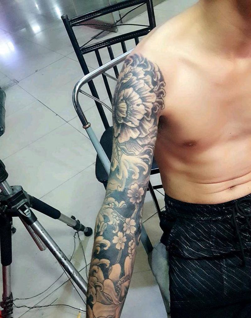 花臂纹身图片