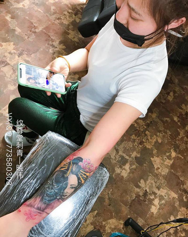 遮盖失败纹身作品纹身图片_手臂纹身图案