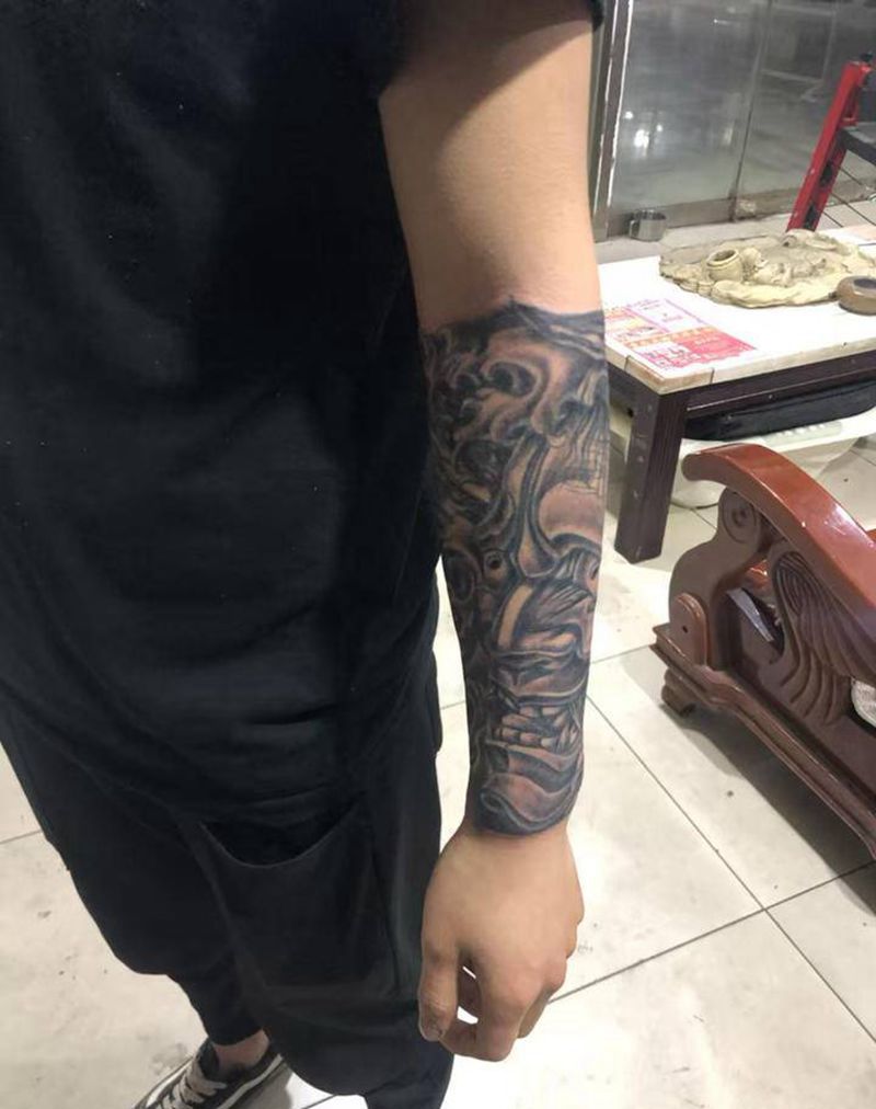 般若纹身图片_手臂纹身图案