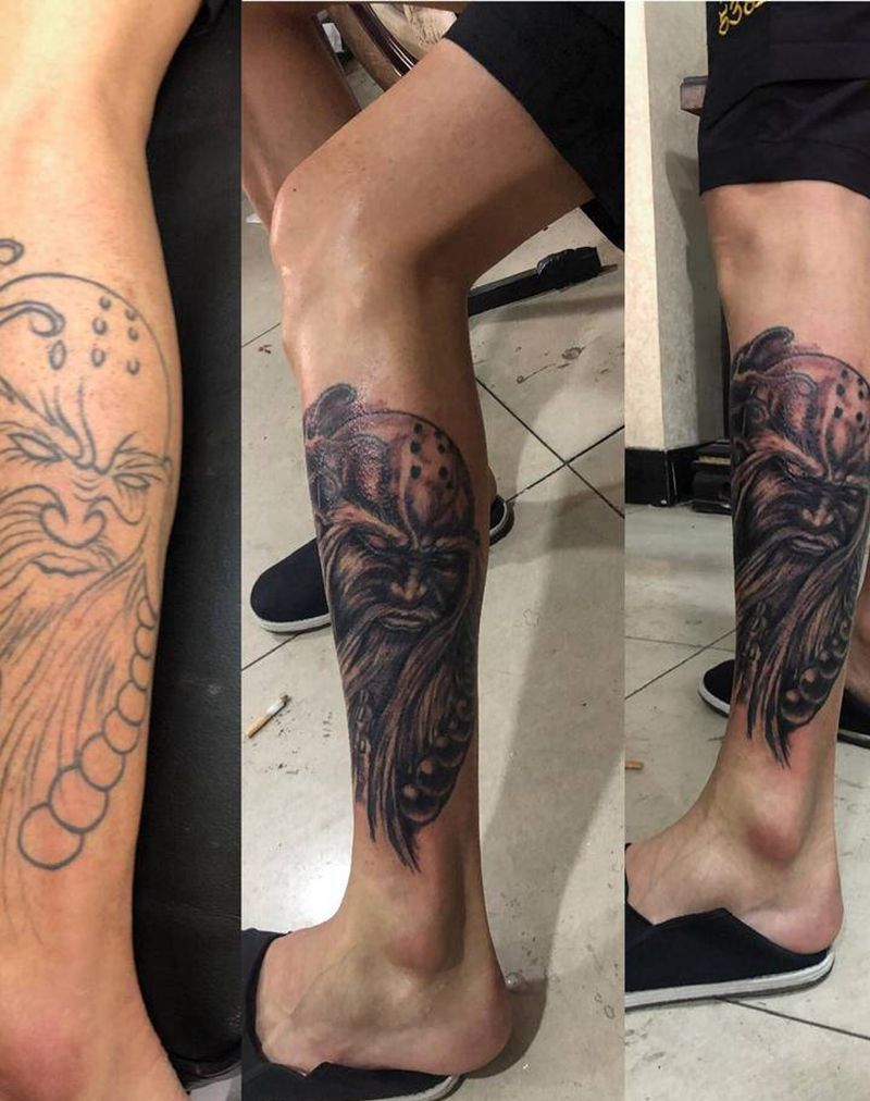 修改（用麻纹身图片_脚部纹身图案