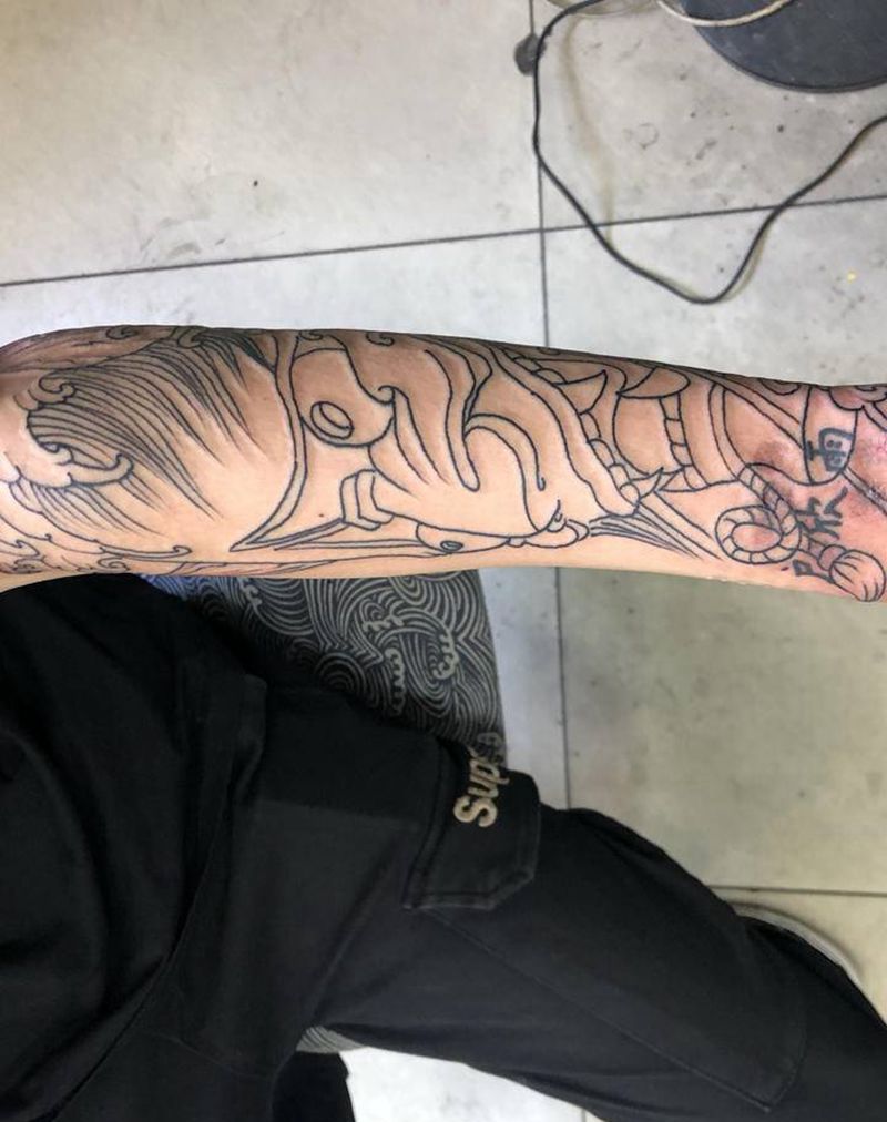 般若纹身图片_手臂纹身图案