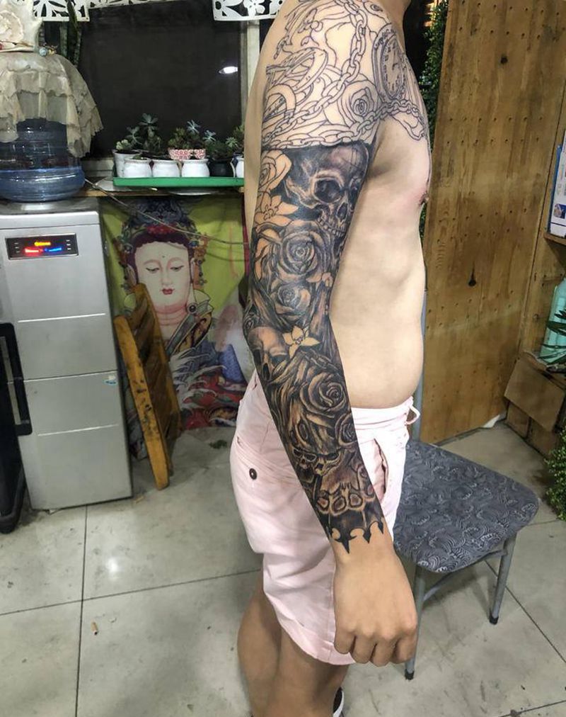 欧美纹身图片_手臂纹身图案