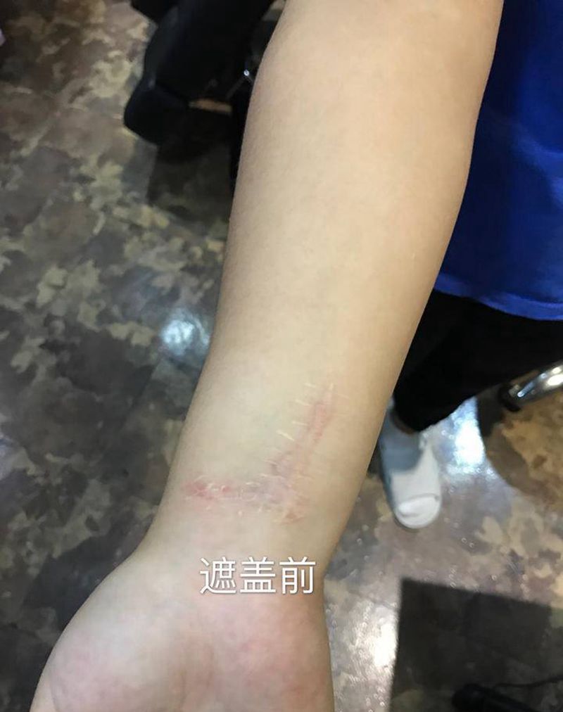 鲸鱼尾巴纹身图片_手臂纹身图案