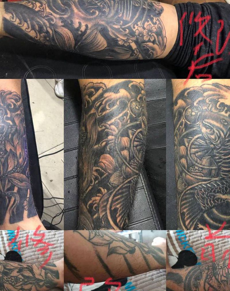 修改纹身图片_脚部纹身图案