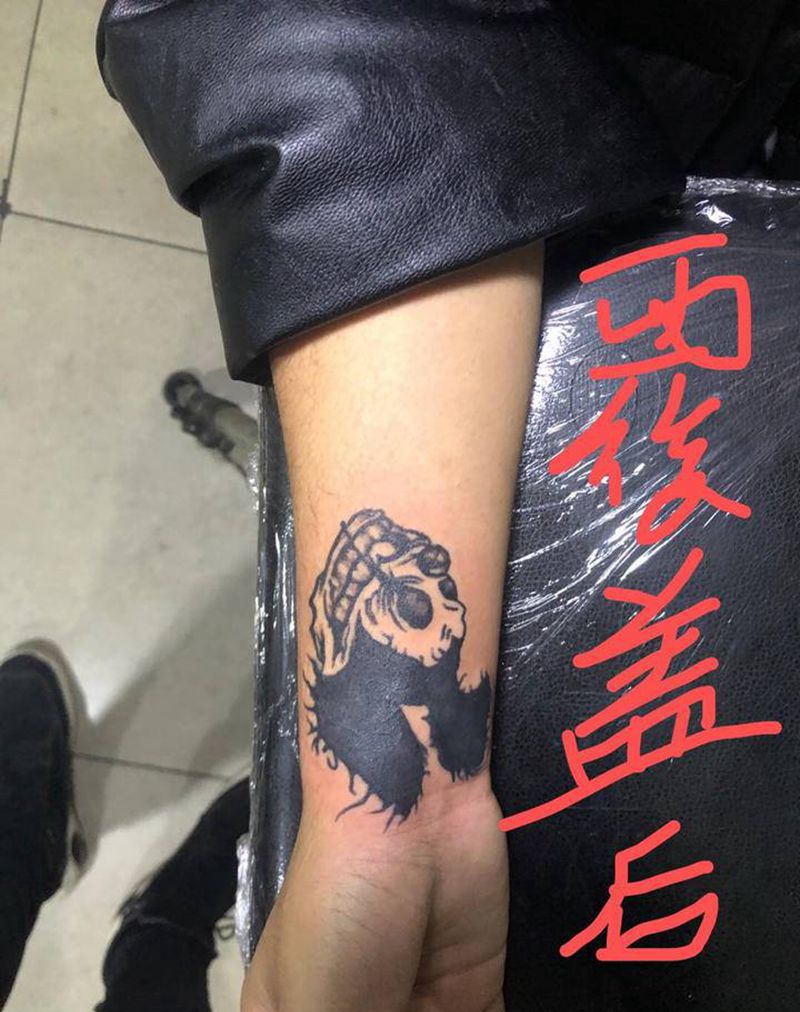 米奇纹身图片_手臂纹身图案