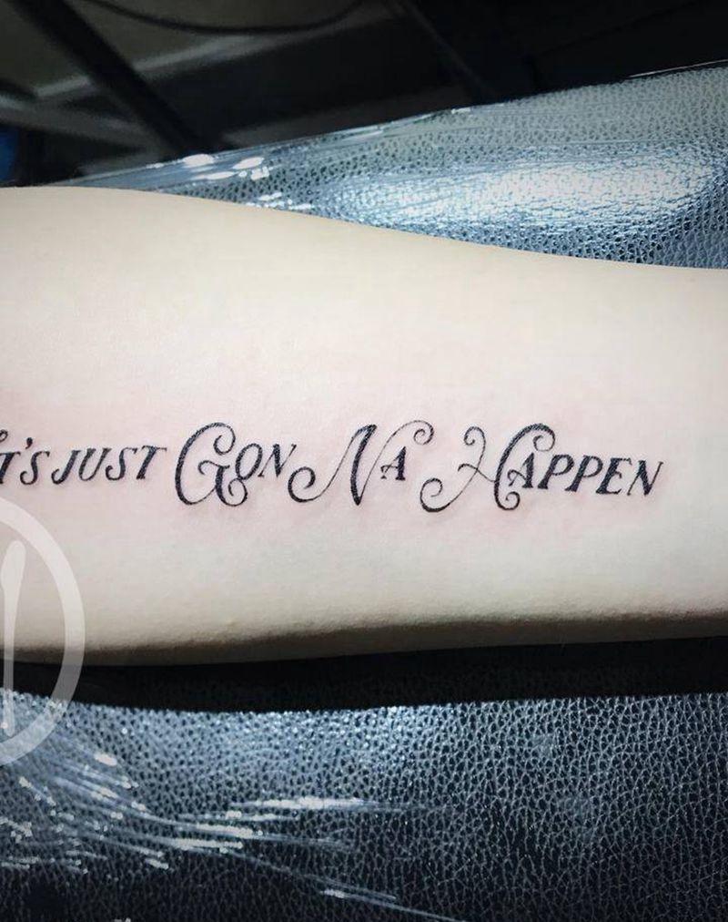 小字母纹身图片_手臂腿部花体字纹身图案