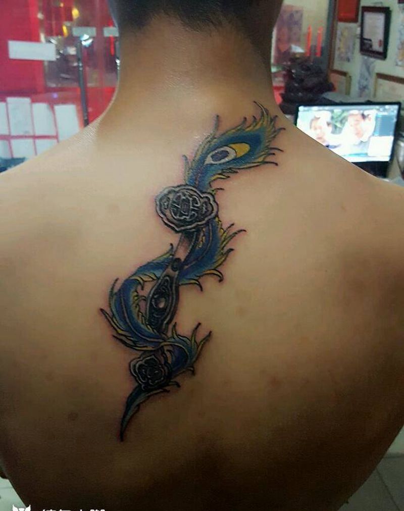 玉如意纹身图片