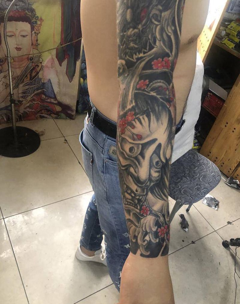 般若纹身图片_手臂纹身图案