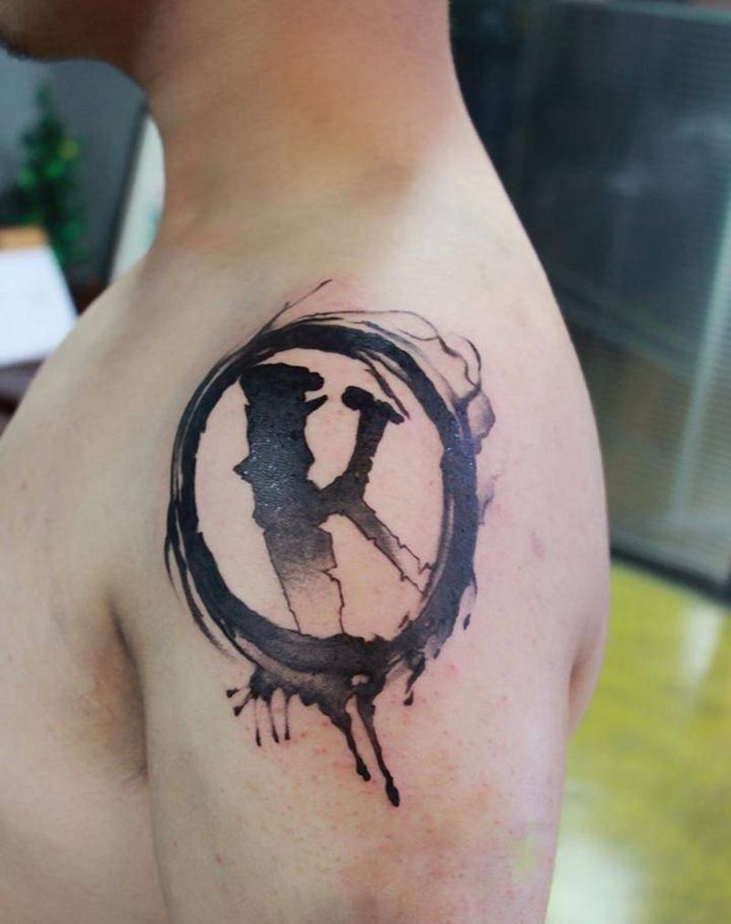 水墨风纹身图片