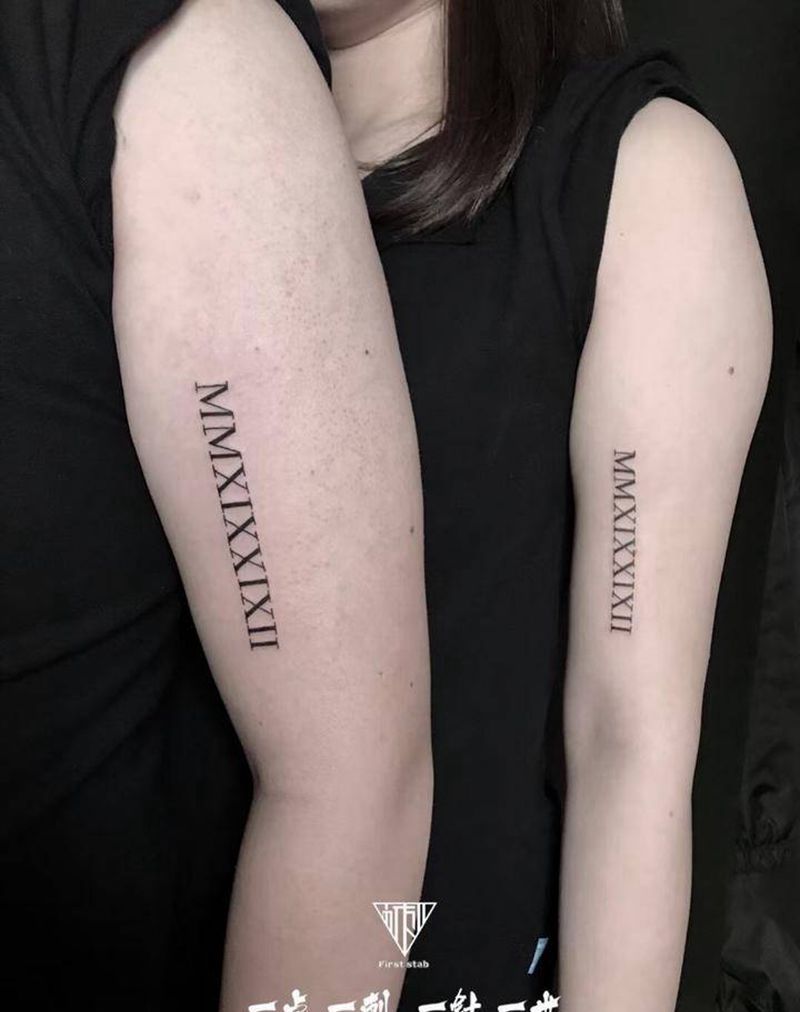 情侣纹身纹身图片_手臂纹身图案