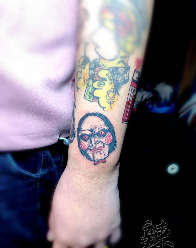 Game Over纹身图片_New School纹身图案