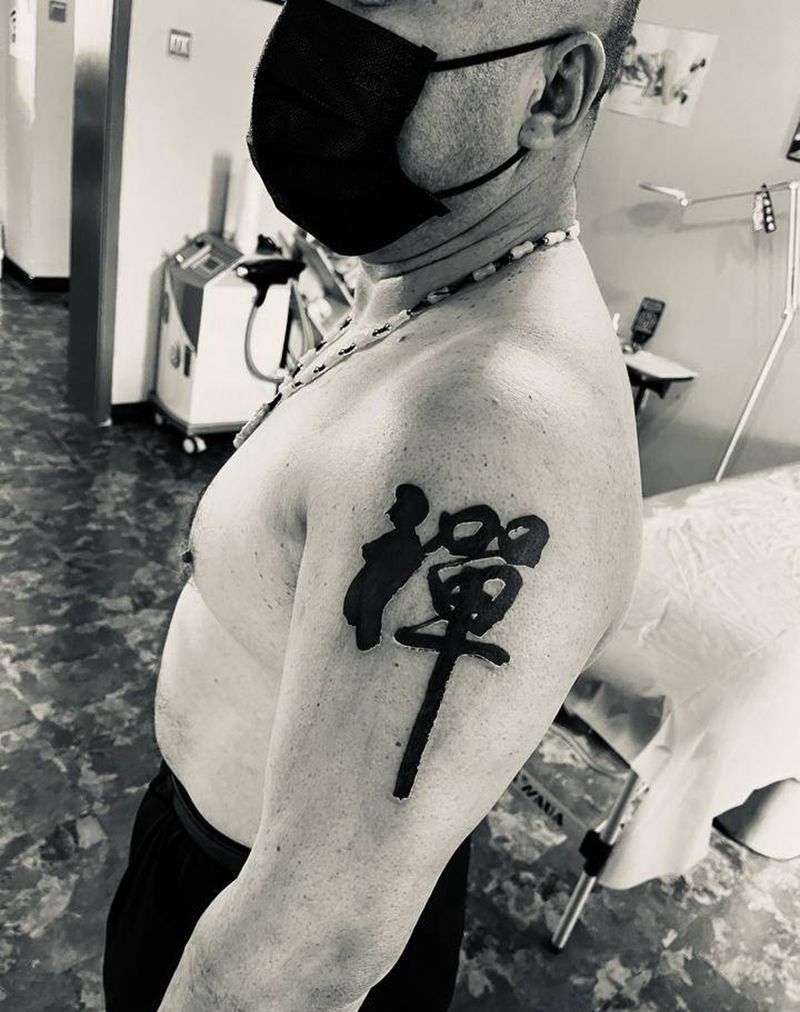 禅纹身图片_手臂图腾纹身图案