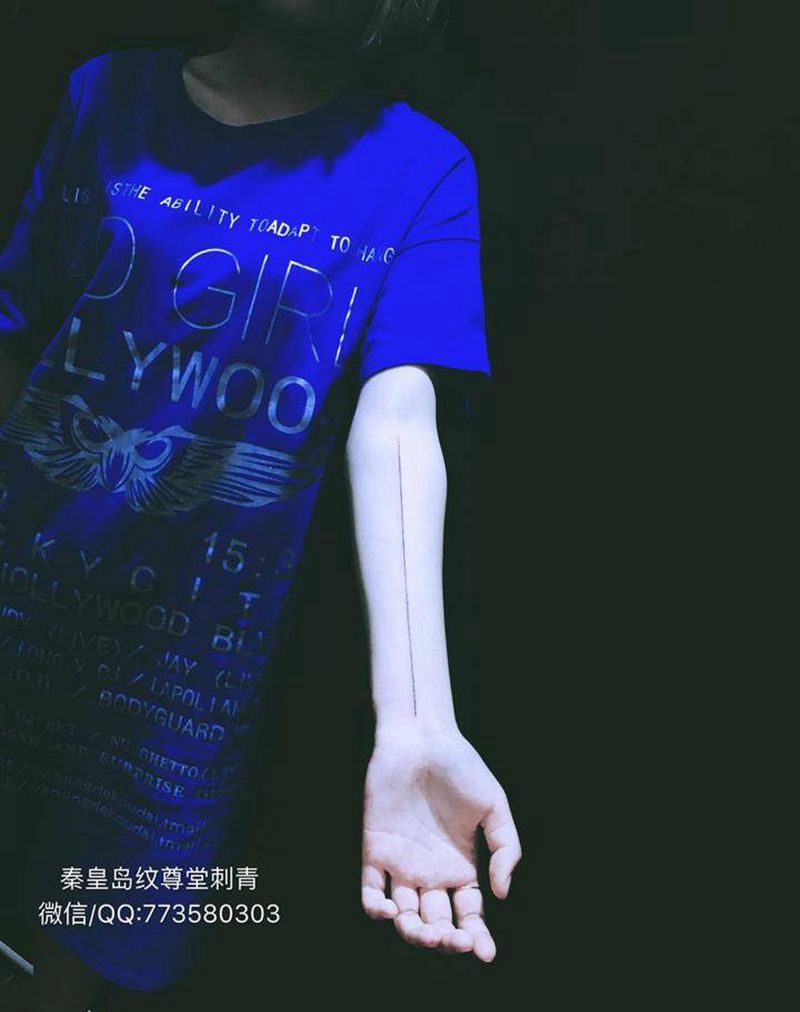 生命线……纹身图片