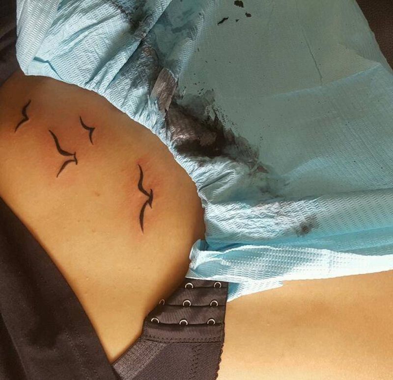 小海鸥纹身图片