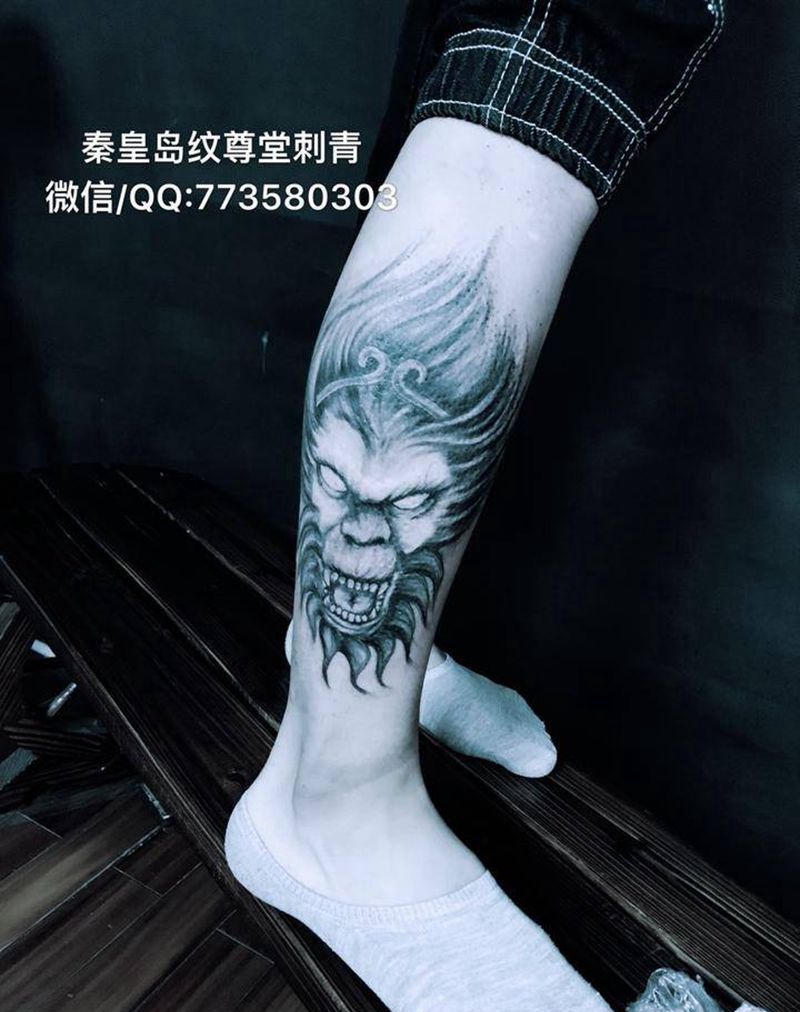 猴纹身图片