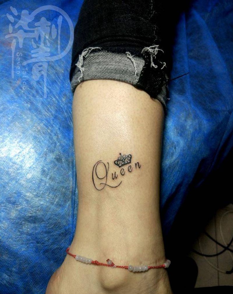 情侣皇冠纹身图片