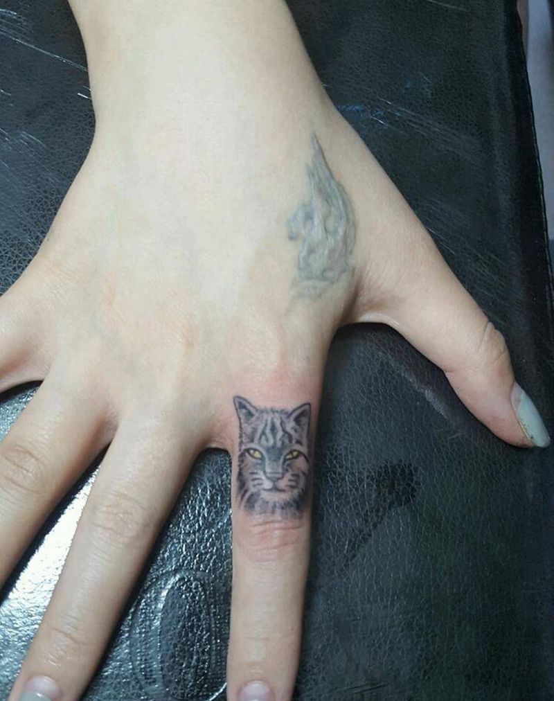 小猫咪纹身图片