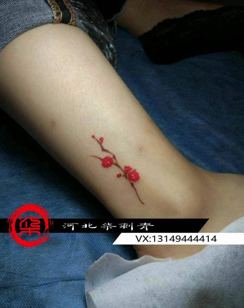 小清新彩色纹身图片