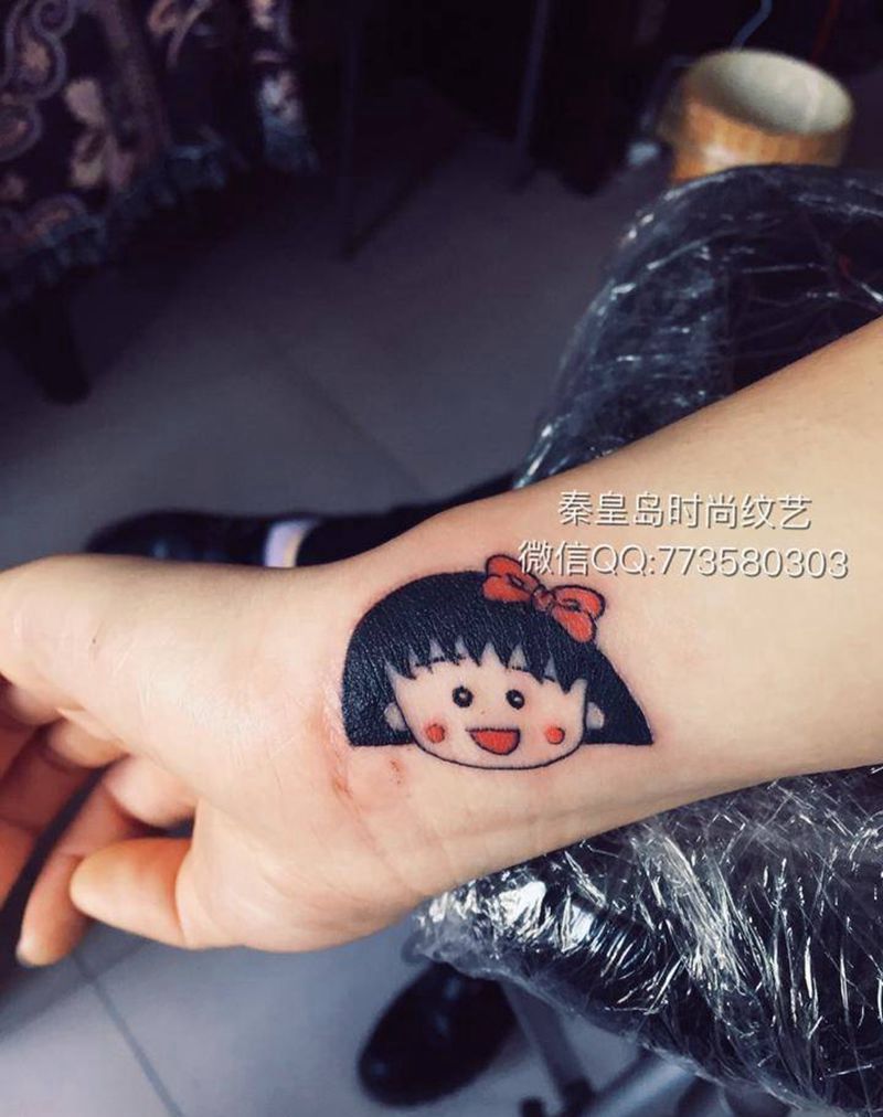 樱桃小丸子纹身图片