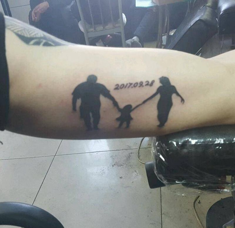 一家人纹身图片