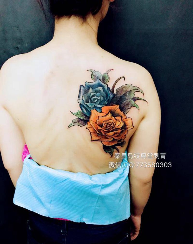 遮盖作品！纹身图片