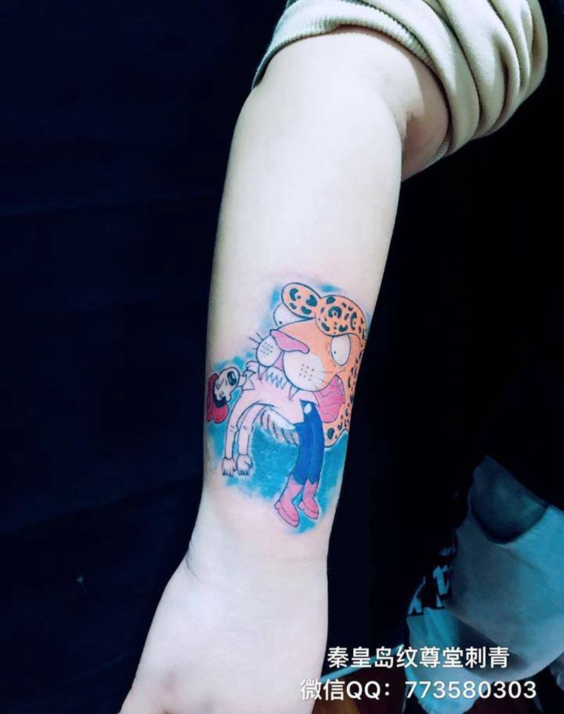 豹子纹身图片