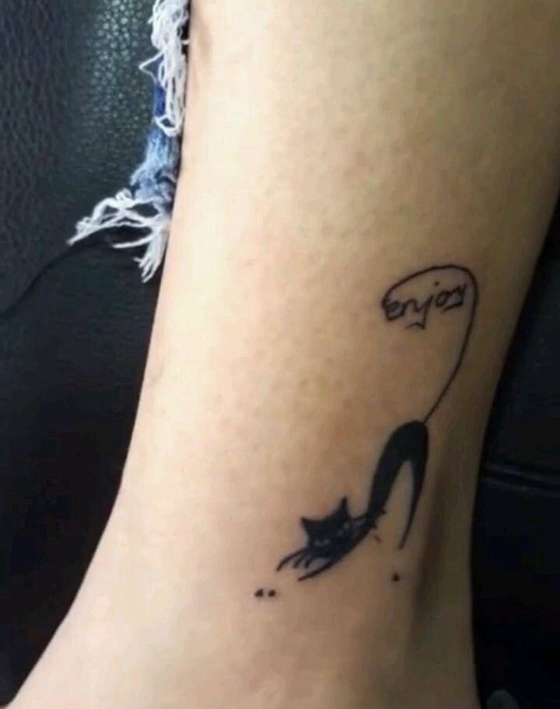 小猫纹身图片