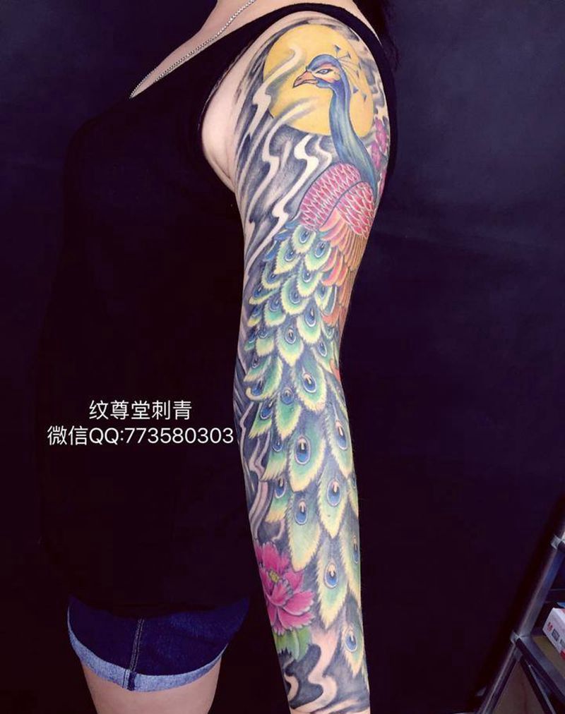 修改花臂纹身图片