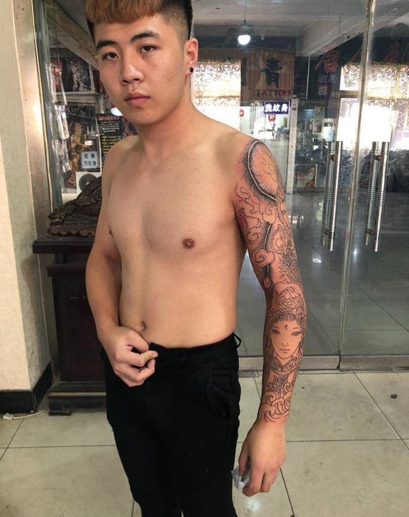 孙悟空纹身图片