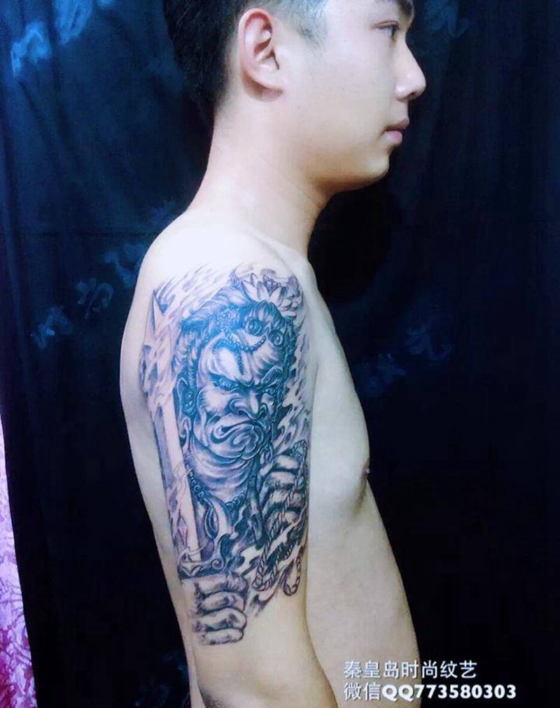 大黑天纹身图片