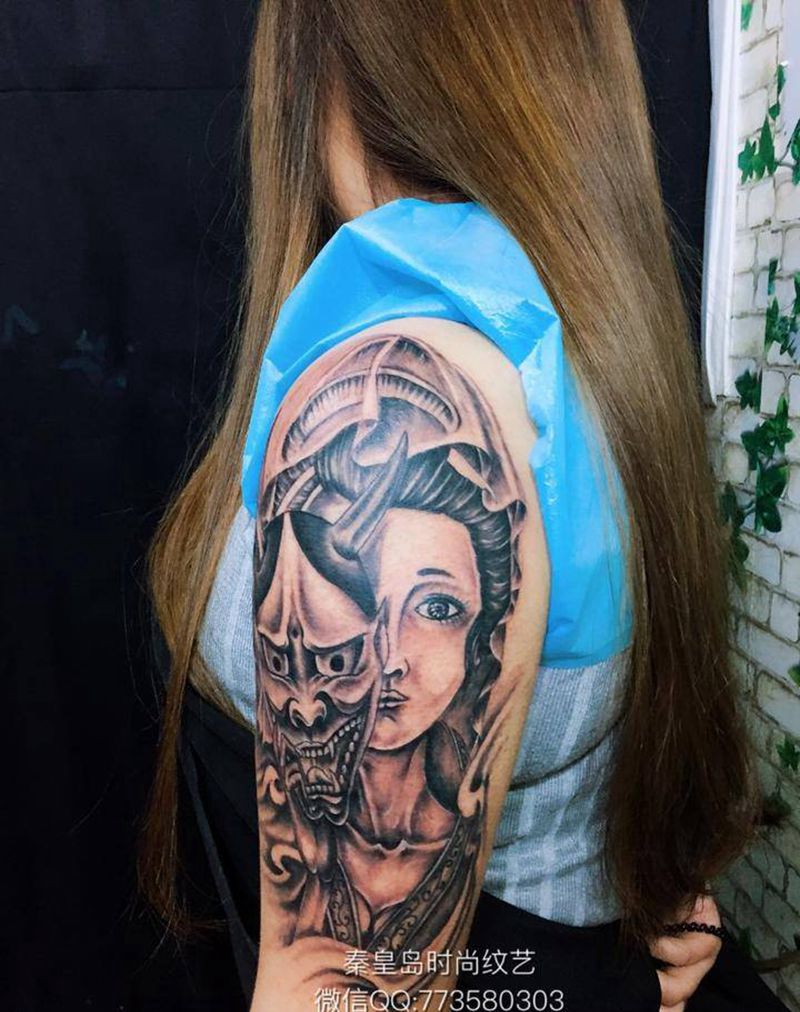 舞妓一枚纹身图片