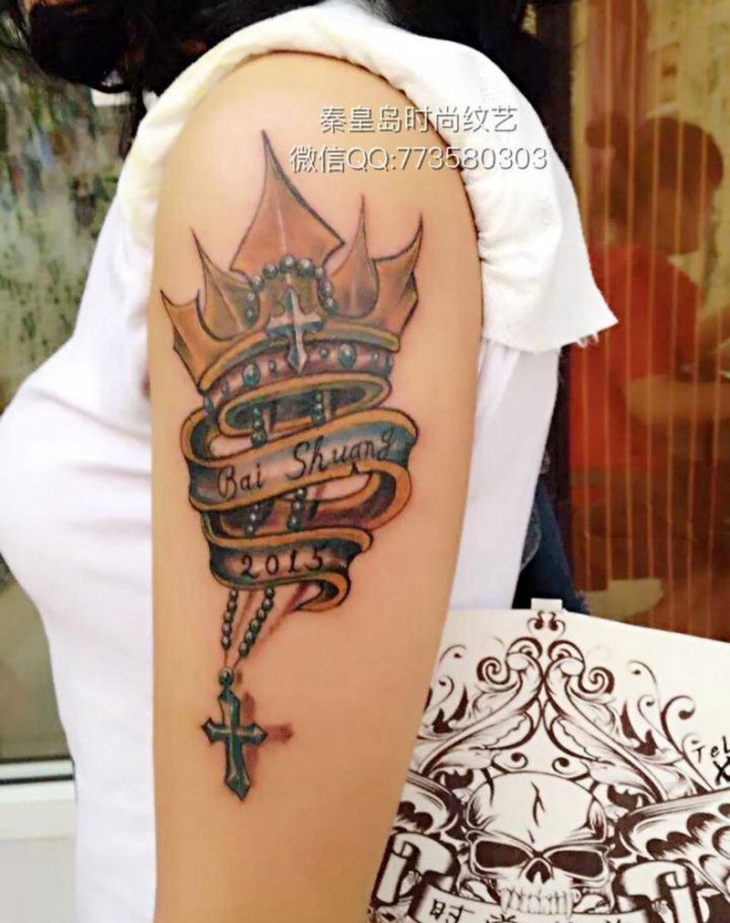皇冠纹身图片