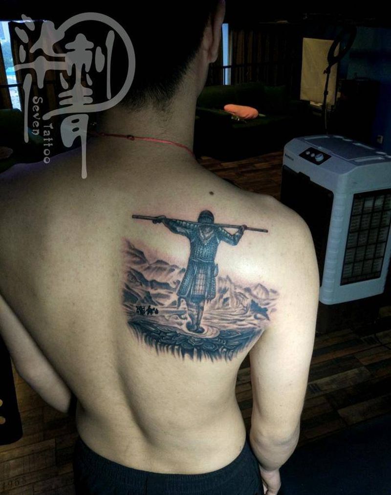 至尊宝纹身图片