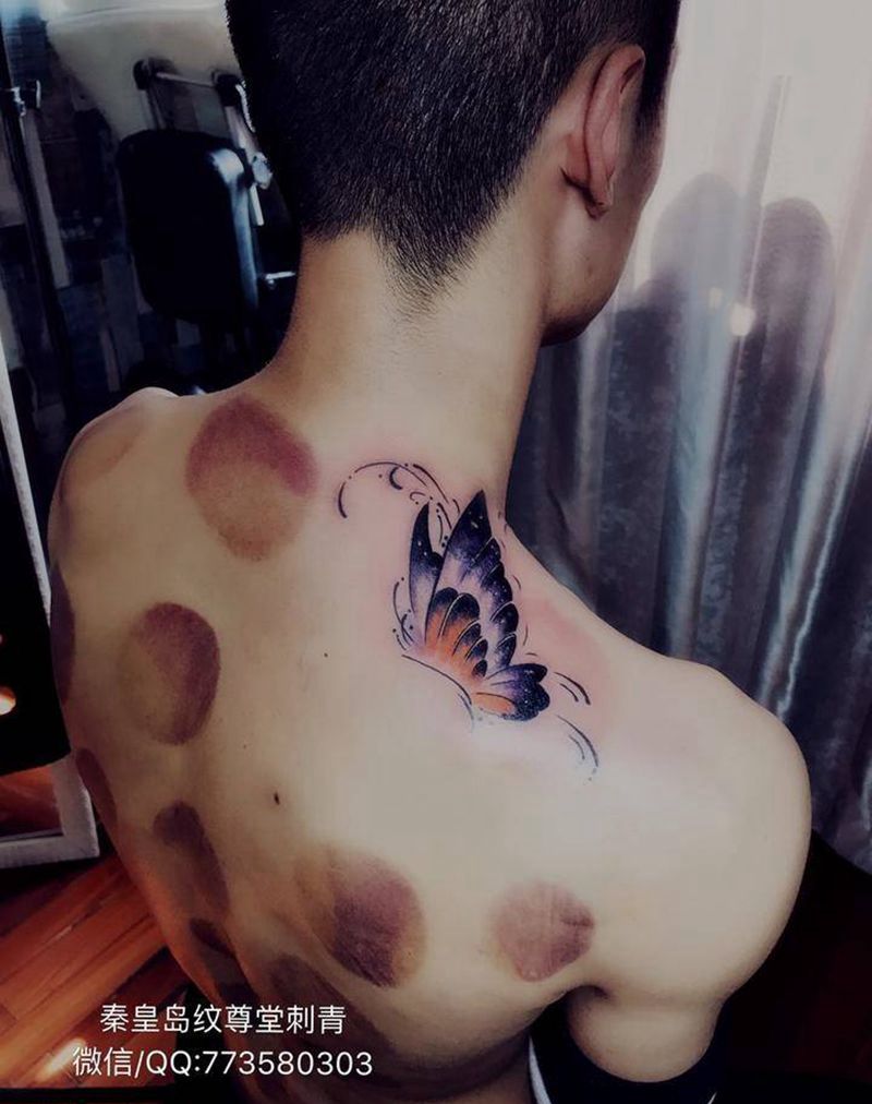 遮盖作品～碟纹身图片