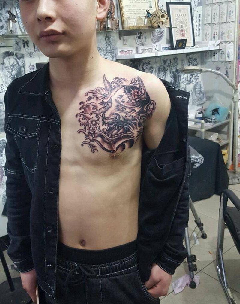 覆盖纹身  般若纹身图片