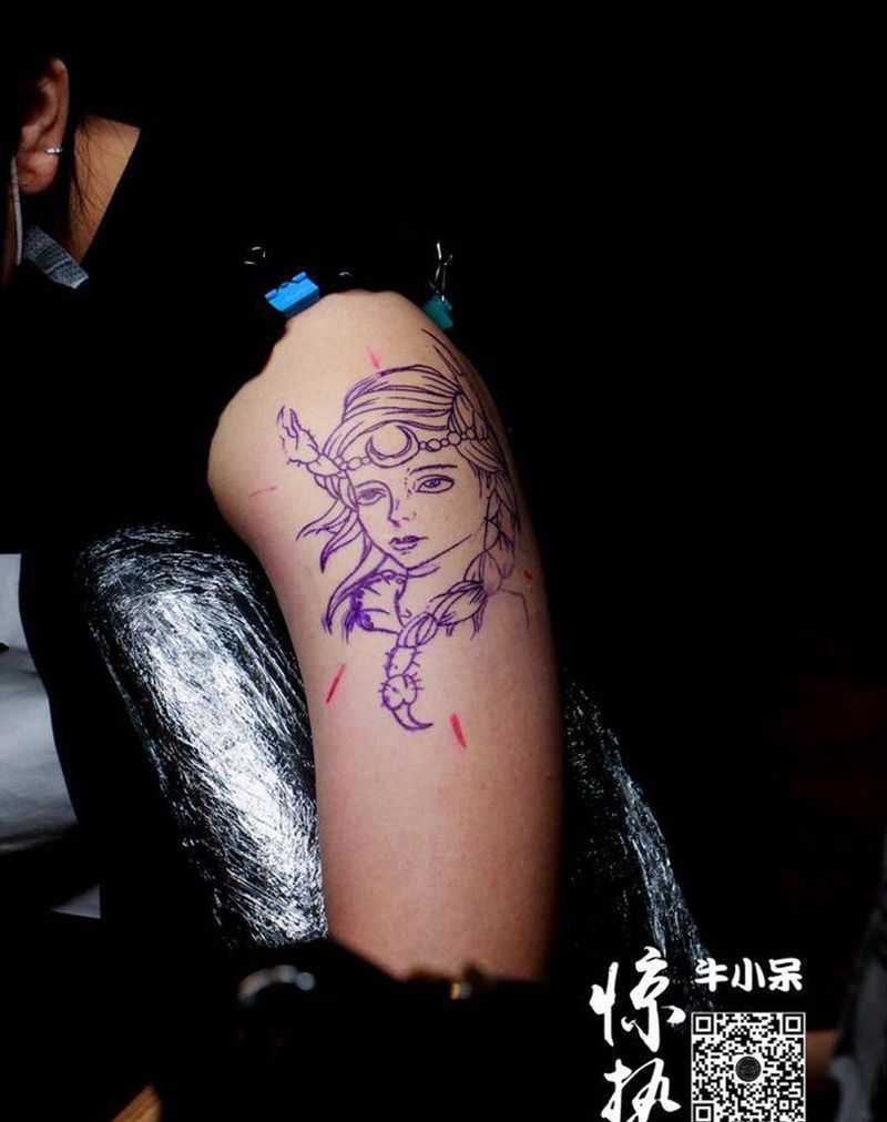 女郎纹身图片
