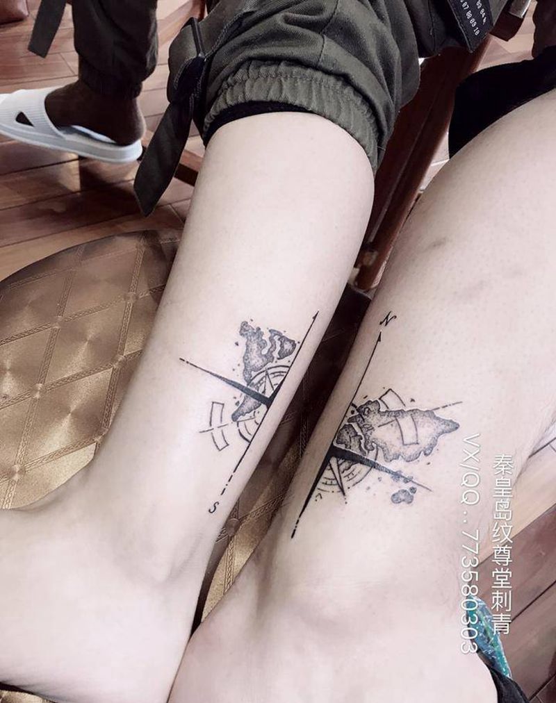 两个人在一起就是世界纹身图片