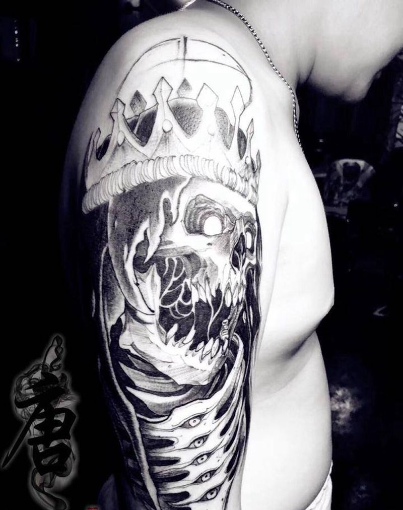 死神纹身图片