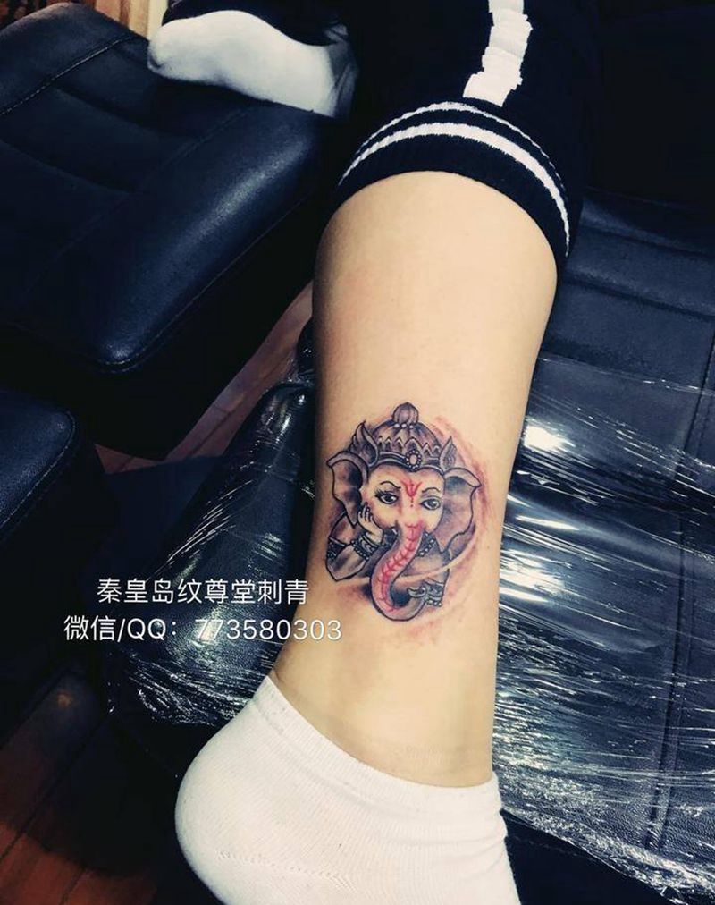 小象神纹身图片