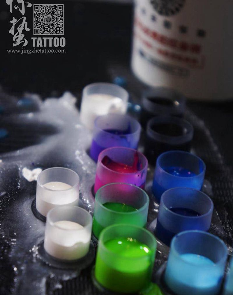 原创小臂水彩小鹿纹身图片_成品手臂清新原创惊蛰刺青动物纹身图案