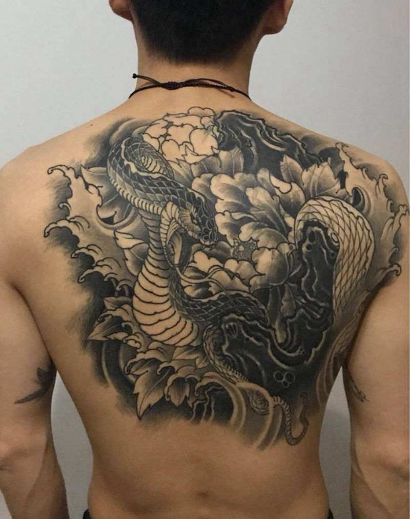 遮盖未完纹身图片