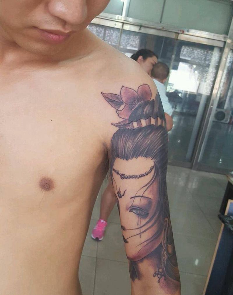 覆盖图腾纹身纹身图片