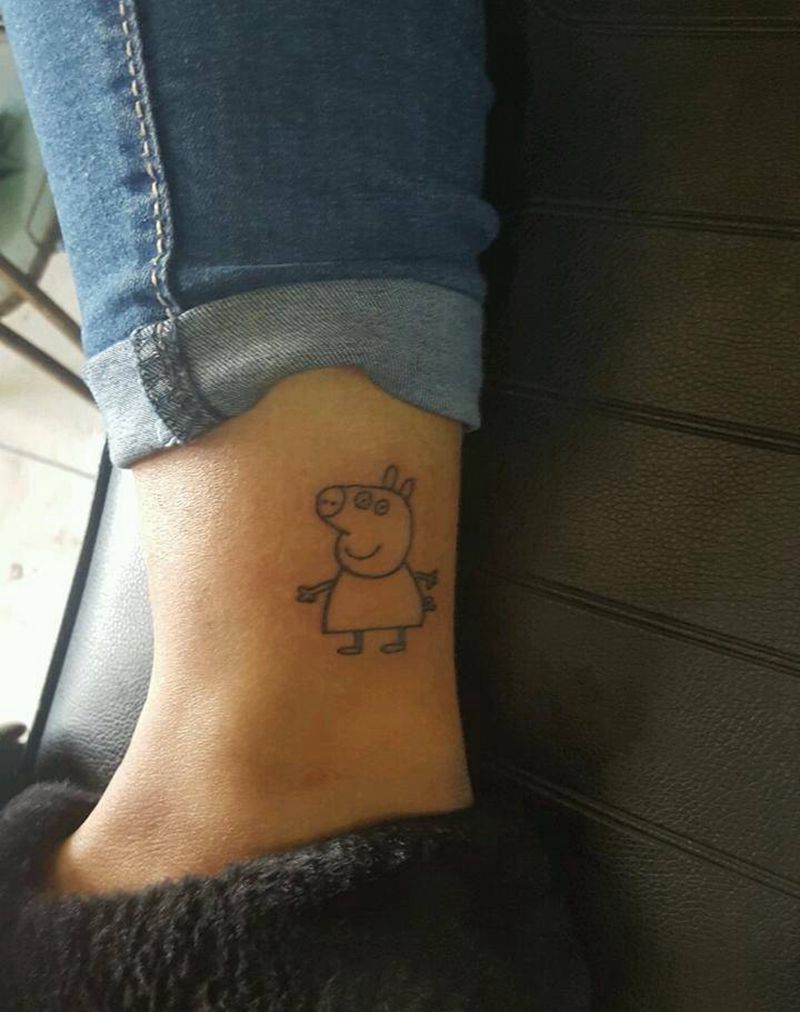 小猪佩奇纹身图片