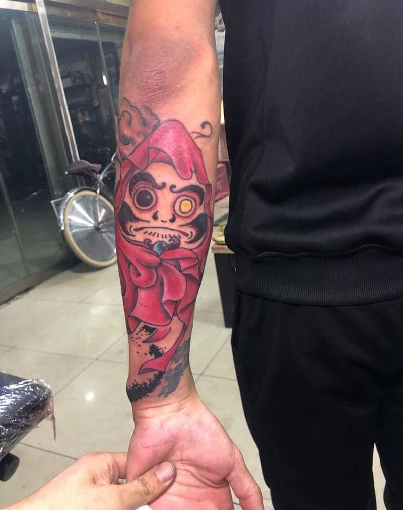 达摩蛋纹身图片