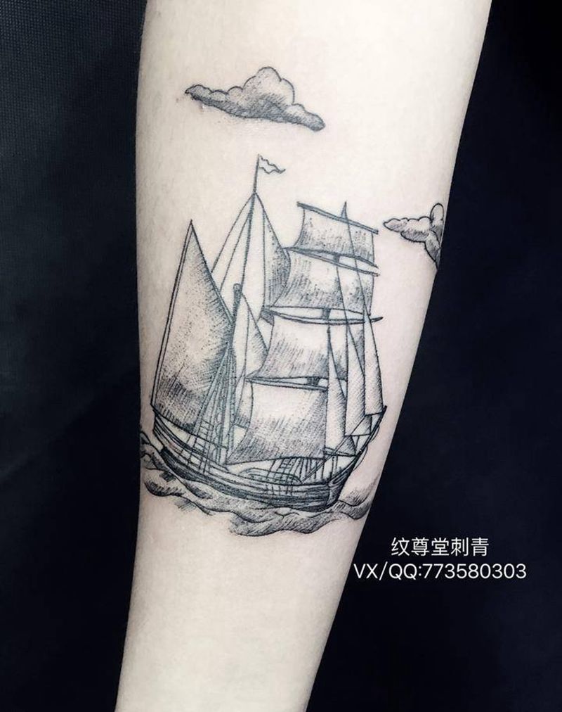 ⛵️一枚纹身图片