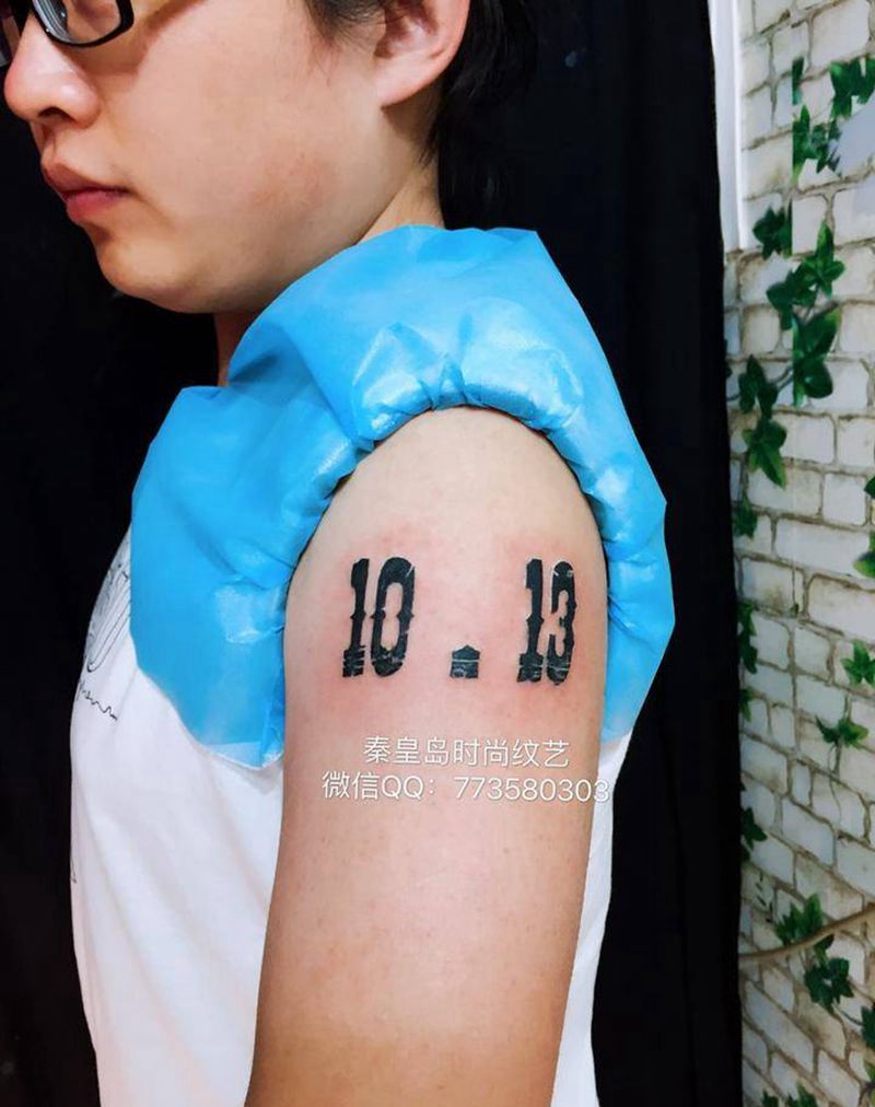数字纹身图片