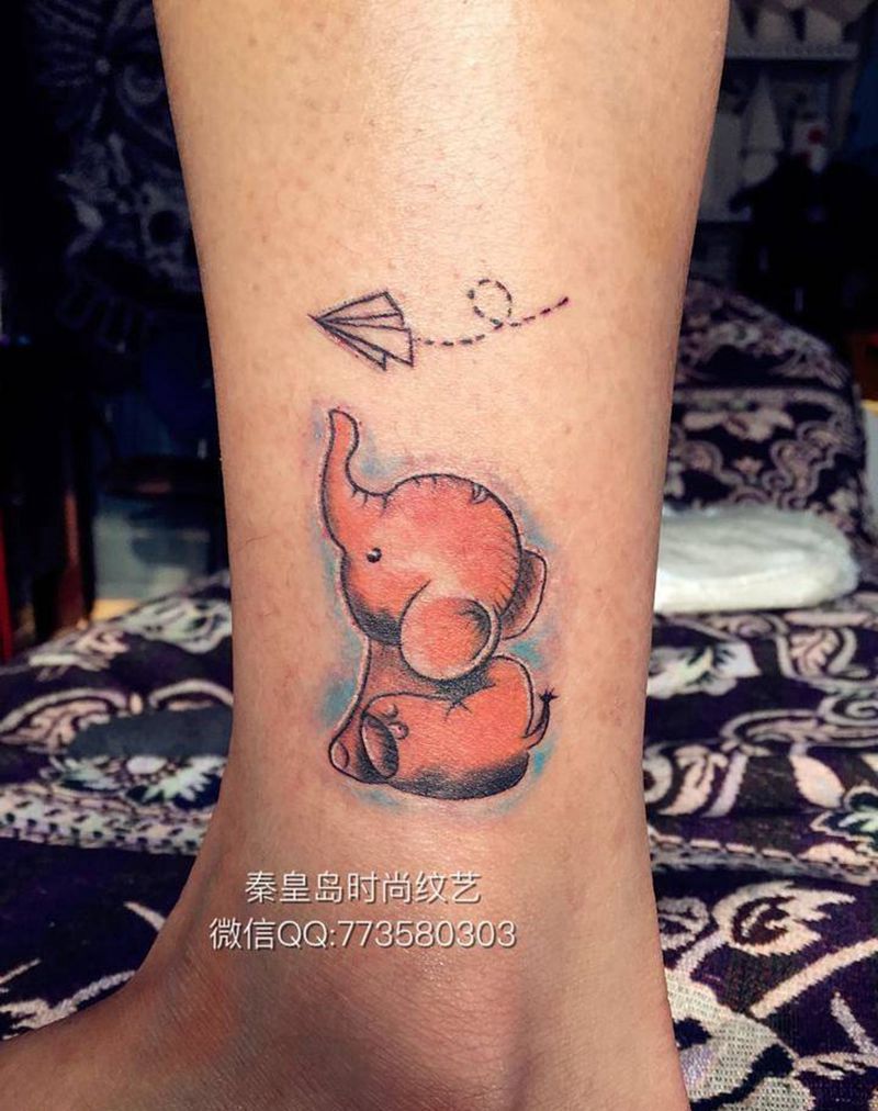 小象纹身图片