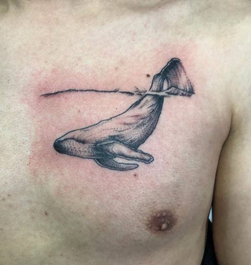 鲸鱼纹身图片