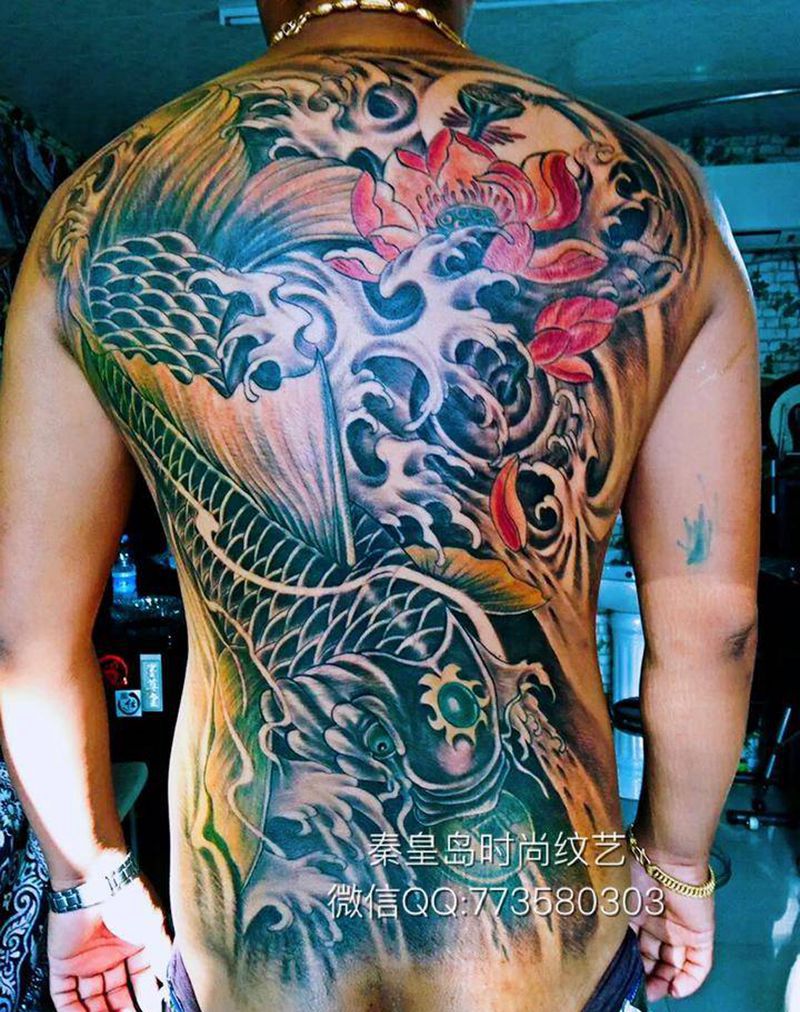 大鱼纹身图片