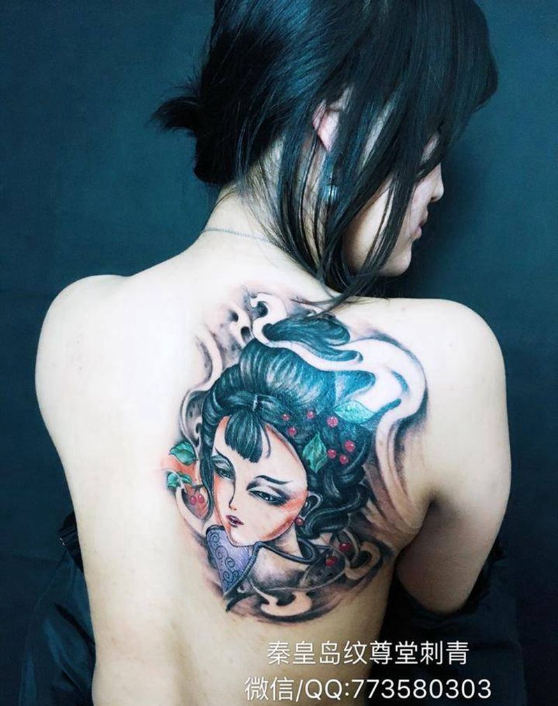 醉～舞姬纹身图片